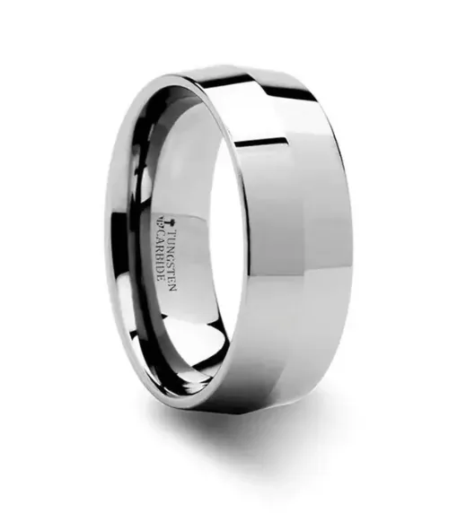 Knife Edge Wedding Band